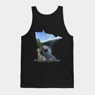 Minnesota State Outline (Interstate State Park) Tank Top